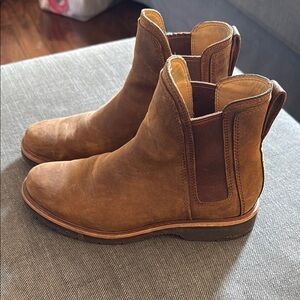 Womans  Natural Leather junction Boots